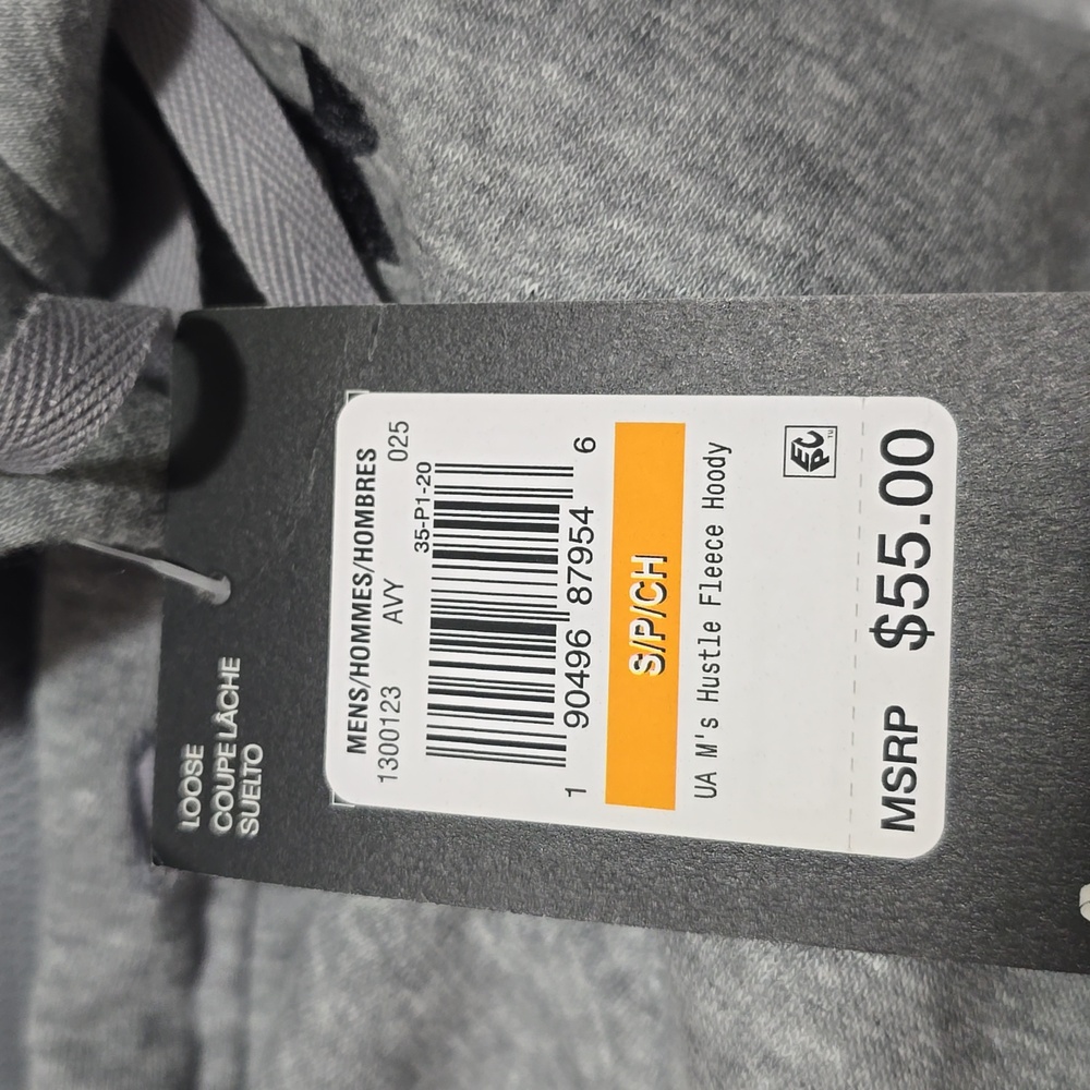 Under Armour Men's Light Gray Hoodie - Picture 2 of 2
